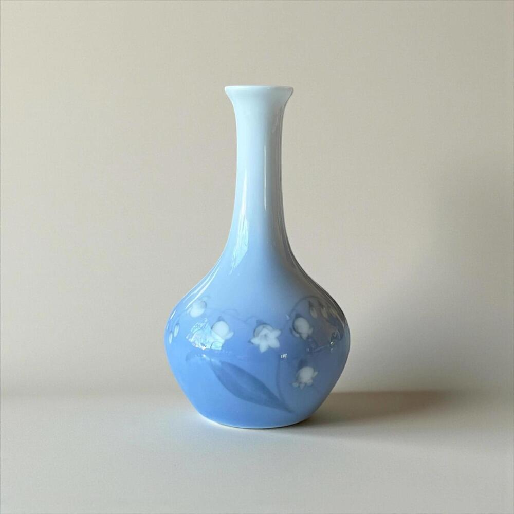 Bing & Grøndahl Lily of the Valley Vase • Danish Porcelain Mini Vase